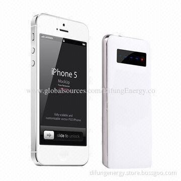 Slim Power Banks, 4,200mAh with CE, FCC and RoHS Marks
